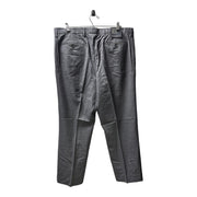 Men's Classic Wool Trousers – Refined Formal Elegance, Dark Grey