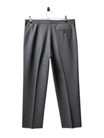 Men's Classic Wool Trousers – Refined Formal Elegance, Dark Grey
