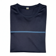 Men's Solid Crew Neck T-Shirt, Navy