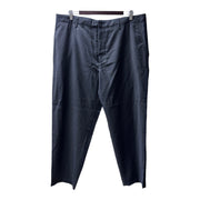 Men's 100% Wool Trousers – Tailored Black Elegance, Black
