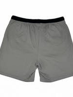 Men's Solid Slip-On Comfort Fit Pajama Shorts with Elastic Waistband, Grey