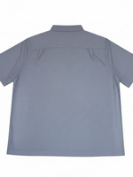 Men's Short Sleeve Solid Relaxed Fit Casual Shirt, Light Blue