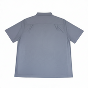 Men's Short Sleeve Solid Relaxed Fit Casual Shirt, Light Blue