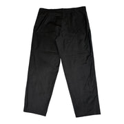 Men's 100% Wool Trousers – Tailored Black Elegance, Black