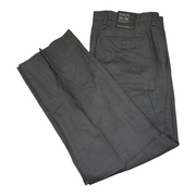 Men's Classic Wool Trousers – Refined Formal Elegance, Dark Grey