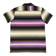 Men's Striped Polo Neck Regular Fit T-Shirt, Multicolor