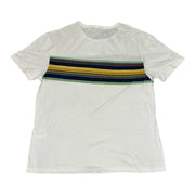 Men's Graphic Brand Logo Scoop Neck T-Shirt, Eggshell