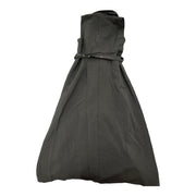 Women's Cut Sleeve Form Fitting Midi Vest Dress, Black