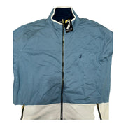 Men’s Full-Zip Cotton Jacket, Blue