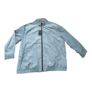 Men's Long Sleeve Zippered Wind Breaker Jacket, Baby Blue
