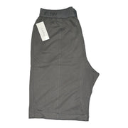 Men's Solid Slip-On Comfort Fit Pajama Shorts with Elastic Waistband, Dark Grey