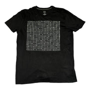 Men's T-Shirt – Word Grid Logo Graphic in Blue