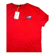 Men's Graphic Scoop Neck Relaxed Fit T-Shirt, Red