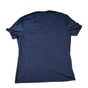 Men's V-Neck Tee – Ultra-Light Cotton Comfort, Navy