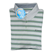 Men's Striped Polo Neck Relaxed Fit T-Shirt