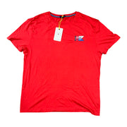 Men's Graphic Scoop Neck Relaxed Fit T-Shirt, Red