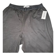 Men's Solid Slip-On Comfort Fit Pajama Shorts with Elastic Waistband, Dark Grey