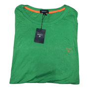 Men's Brand Name Logo Round Neck T-Shirt