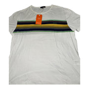 Men's Graphic Brand Logo Scoop Neck T-Shirt, Eggshell