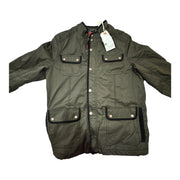 Men’s Army Green Denim Winter Jacket, Army Green