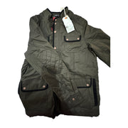 Men’s Army Green Denim Winter Jacket, Army Green