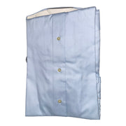 Men's Solid Long Sleeve Pocket Detail Tailored Fit Formal Shirt, Baby Blue