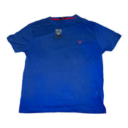 Men's Brand Name Logo Round Neck T-Shirt