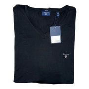 Men's Solid Brand Logo V-Neck T-Shirt