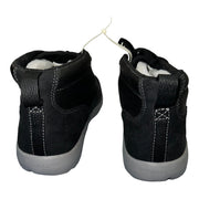 Men's High Top Leather Shoes, Black