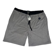Men's Solid Slip-On Comfort Fit Pajama Shorts with Elastic Waistband, Grey
