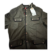 Men’s Army Green Denim Winter Jacket, Army Green