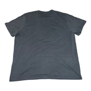 Men's Solid T-Shirt & Graphic Elastic Waistband Shorts Pyjama Set, Grey