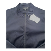 Men's Lightweight Long Sleeve Zippered Wind Breaker Jacket, Black