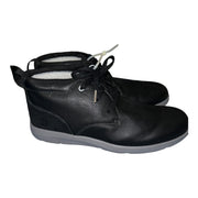 Men's High Top Leather Shoes, Black