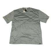 Men's Solid Short Sleeve T-Shirt & Graphic Elastic Waistband Shorts Pyjama Set, Grey