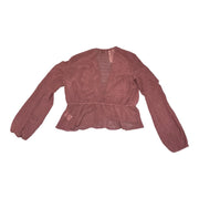 Women's Long Sleeve Blouse, Pink