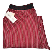 Men's Solid Slip-On Elastic Waistband with Brand Name Comfort Pajama Pants