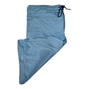 Men's Solid Swim Board-Shorts with Adjustable Drawstrings & Pockets, Faded Blue