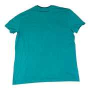 Men's Solid Brand Logo V-Neck T-Shirt