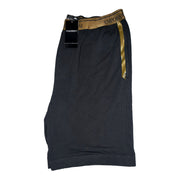 Men's Solid Comfort Fit Pajama Shorts, Black