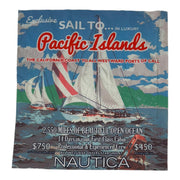 Men's Graphic T-Shirt – Blue or White with Bold Back Print