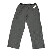 Men's Solid Slip-On Elastic Waistband with Brand Name Comfort Pajama Pants