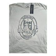 Men's Graphic Print Crew Neck T-Shirt, Grey