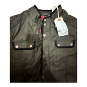 Men’s Army Green Denim Winter Jacket, Army Green