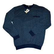 Men's Print Long Sleeve T-Shirt & Solid Elastic Waistband Pyjama Set, Teal