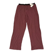 Men's Solid Slip-On Elastic Waistband with Brand Name Comfort Pajama Pants