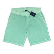Men's Solid Regular Fit Elastic Waistband Casual Shorts, Seafoam Green