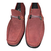 Men's Classic Velvet Loafers, Maroon