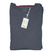 Men's Solid T-Shirt & Graphic Elastic Waistband Shorts Pyjama Set, Grey