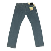 Men's Regular Fit Stretchable Low Rise Jeans, Light Blue